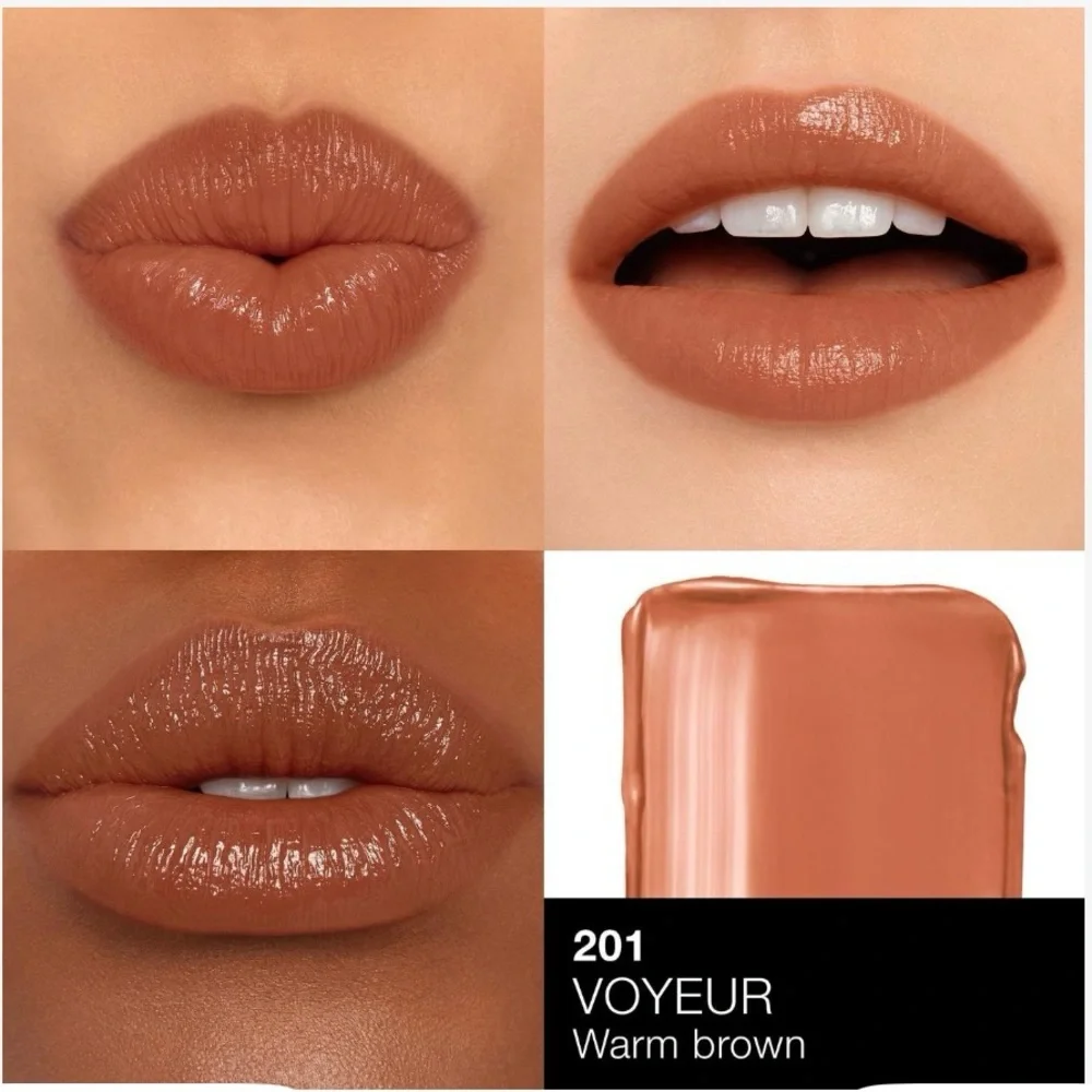 NARS Afterglow Sensual Shine Lipstick In Voyeur 201( Warm Brown)
